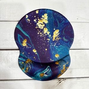 Mouse Pad with Wrist Support w/Non-Slip PU Base for Home Office